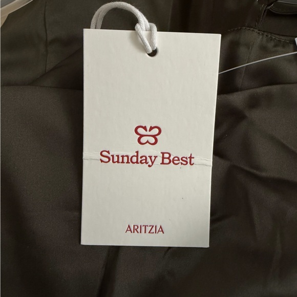 Aritzia Sunday Best Satin Mini Dress - Picture 6 of 8